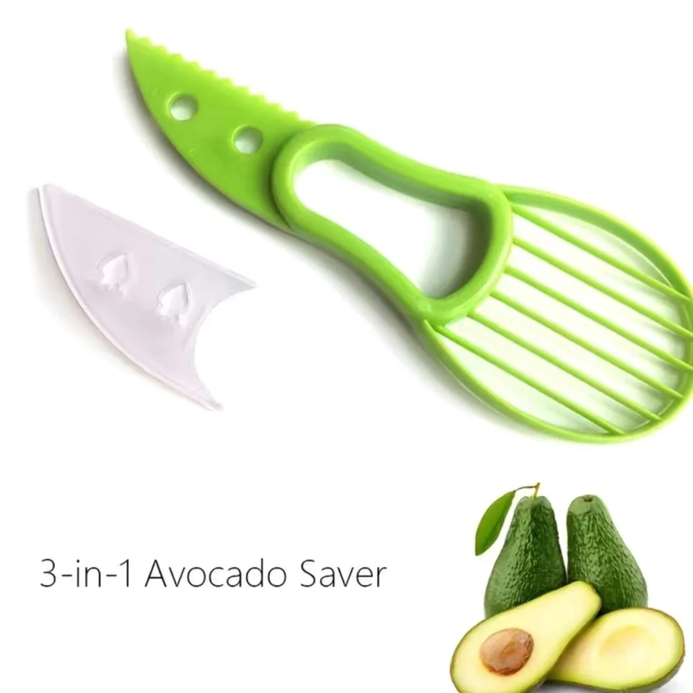 3-in-1 New Avocado Slicer Tool – Hassle-Free Cutting, Pitting & Slicing!